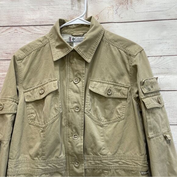 COLUMBIA UTILITY FIELD JACKET IN KHAKI - Picture 2 of 9
